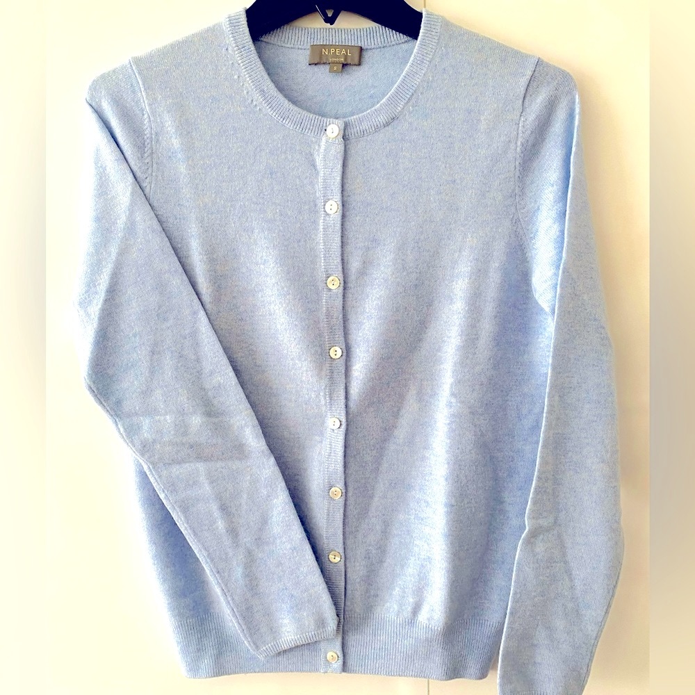 NWOT - N.Peal soft summer cashmere cardigan
